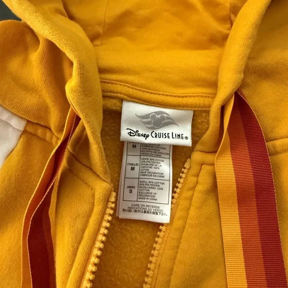 Disney Cruise Line Minnie Mouse Retro Zip-Up Hoodie Size Medium - Picture 2 of 8